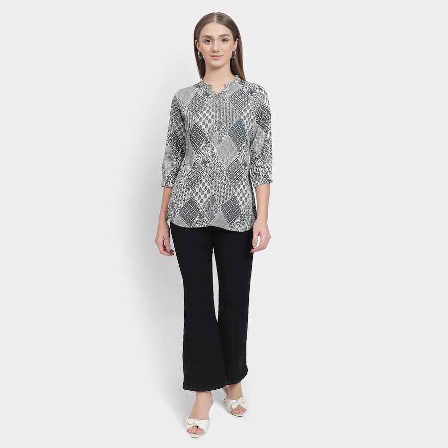 Ladies' Kurti , गहरा ग्रे, large image number null