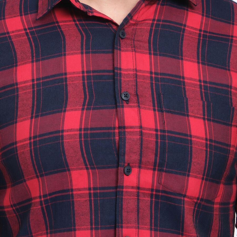 Men's Casual Shirt, Red, large image number null