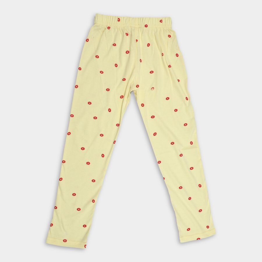 Girls' Pyjama, पीला, large image number null