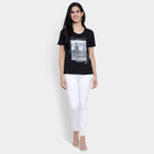 Round Neck T-Shirt, Black, small image number null