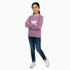 Girls' Sweatshirt, Lilac, small image number null