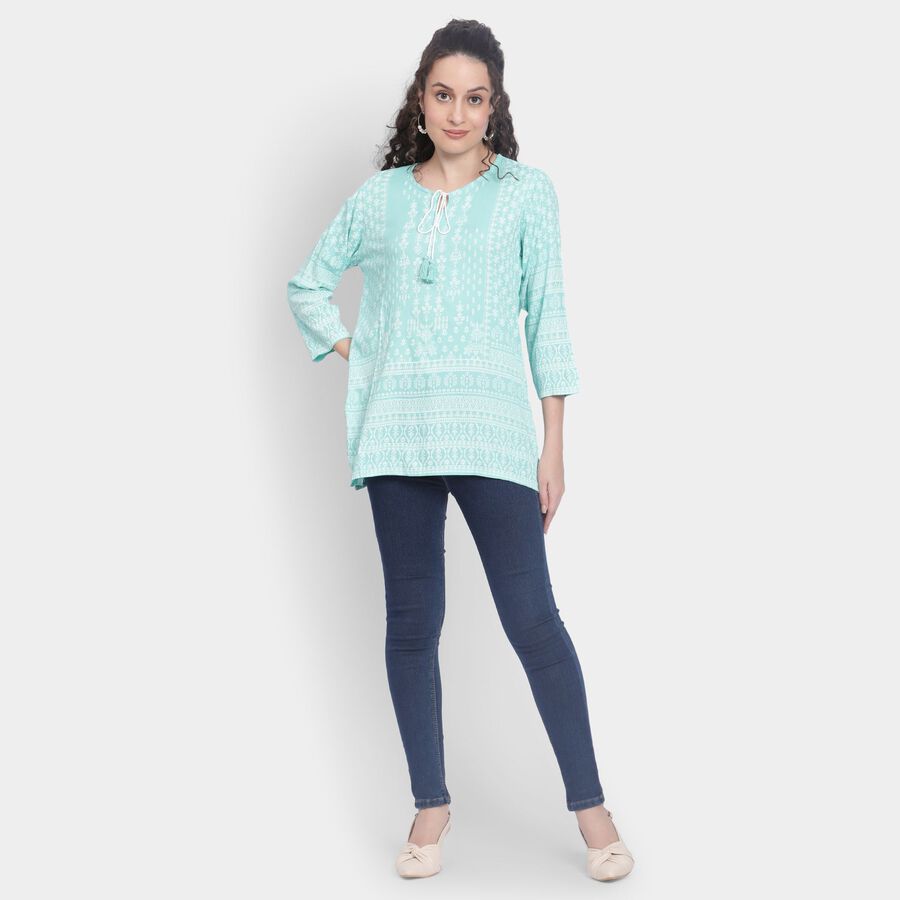 Ladies' Kurti , Aqua, large image number null