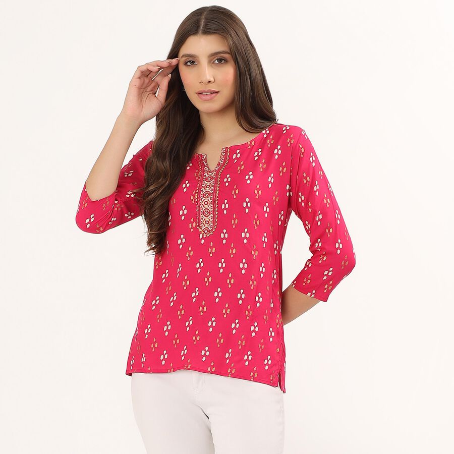 Ladies' Kurti , Fuchsia, large image number null
