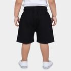 Infants' Navy Blue Regular Fit Drawstring Half Pant, Navy Blue, small