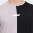 Men's 100% Cotton Round Neck Half Sleeves T-Shirt , हल्का ग्रे, small