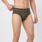 Men's Briefs, Olive, small