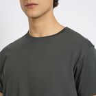 Men's 100% Cotton Round Neck Half Sleeves T-Shirt, Dark Grey, small image number null