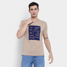 Round Neck T- Shirt, Beige, small image number null