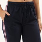Women's Dark Navy Blue Regular Fit Track Pants, Navy Blue, small image number null