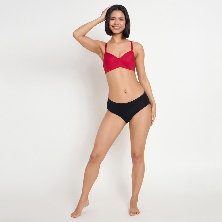 Ladies' Bra, Red, large image number null
