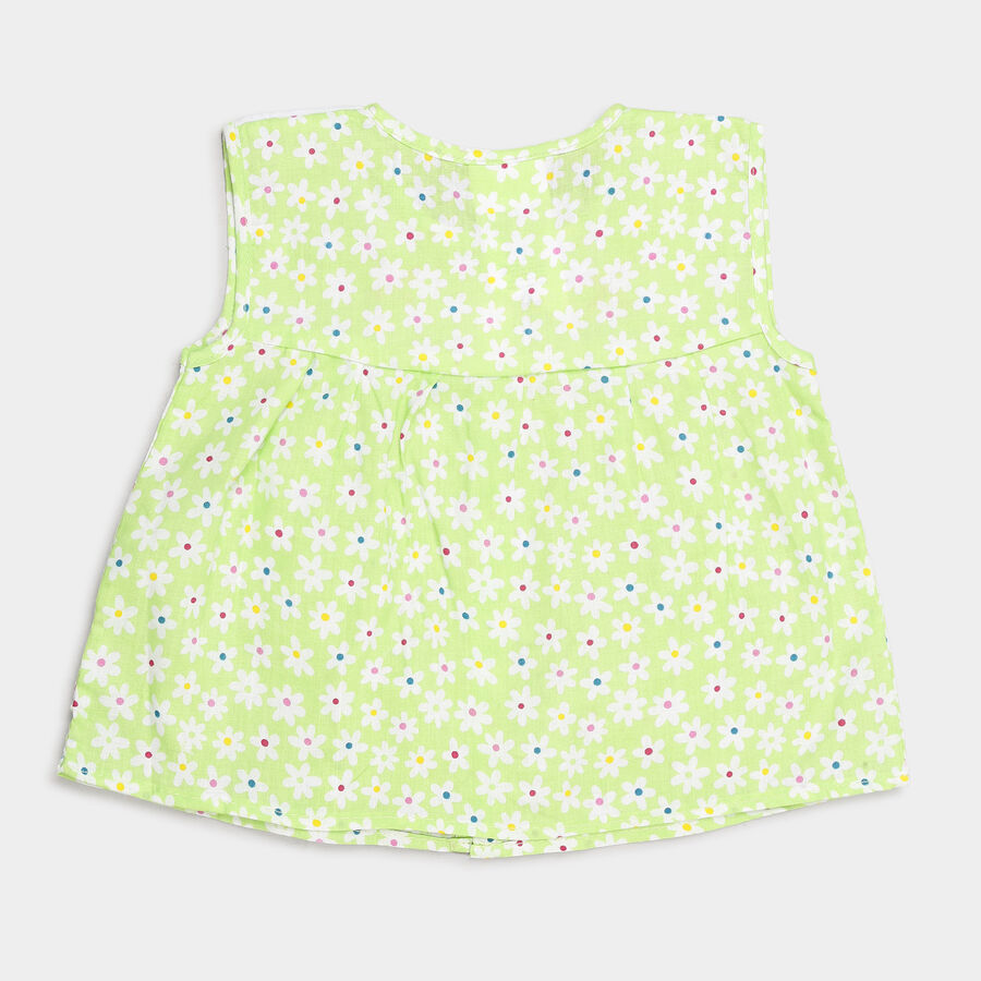 Infants Printed Shirt, Light Green, large image number null