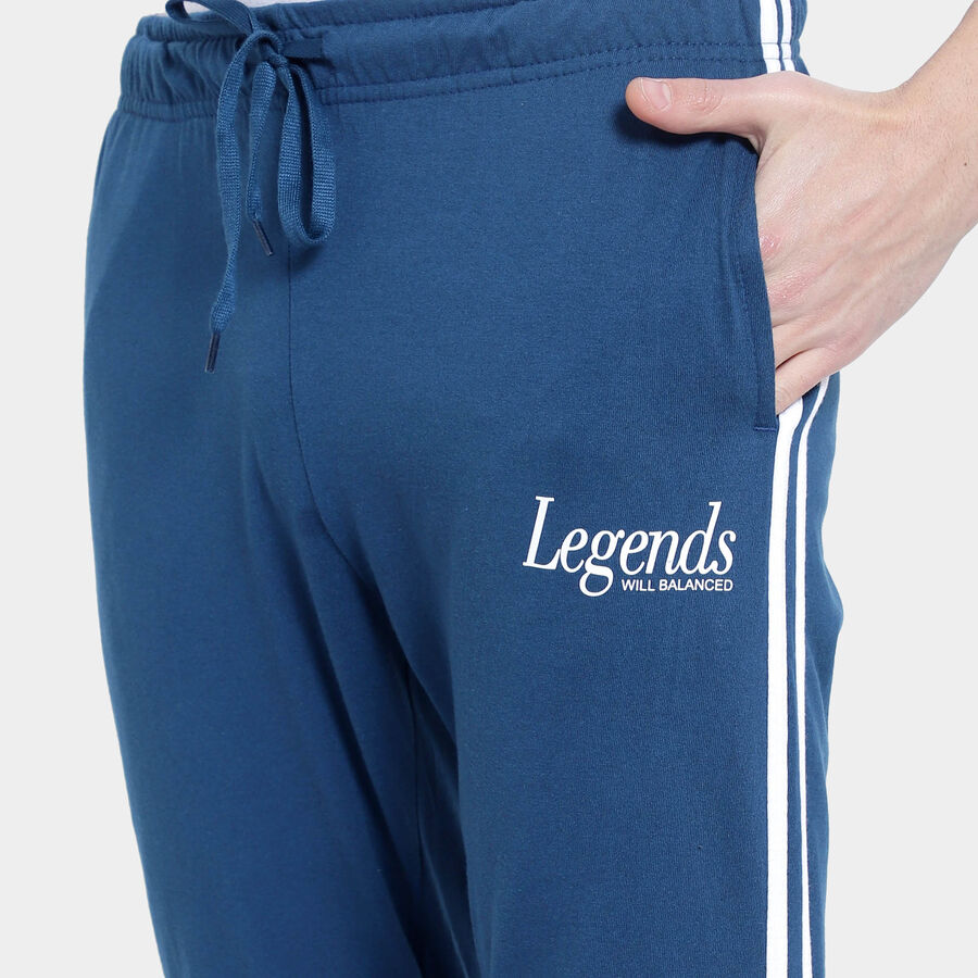 Solid Track Pants, टील ब्लू, large image number null