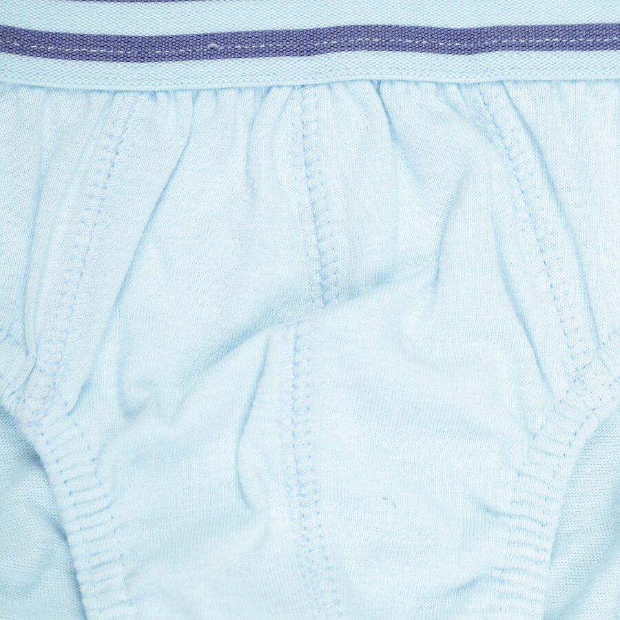 Boys Cotton Brief, Light Blue, large image number null