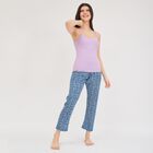 Ladies' Full Length Pyjama , गहरा नीला, small image number null