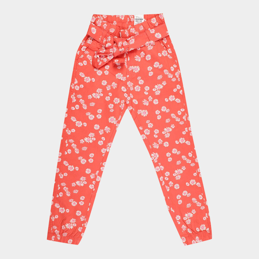Girls Trousers, Coral, large image number null