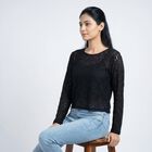 Women's Black Top, Black, small