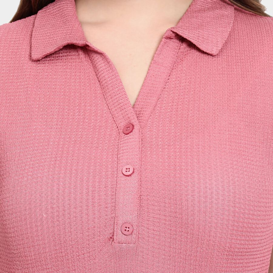 Ladies' Polo T-Shirt, Pink, large image number null