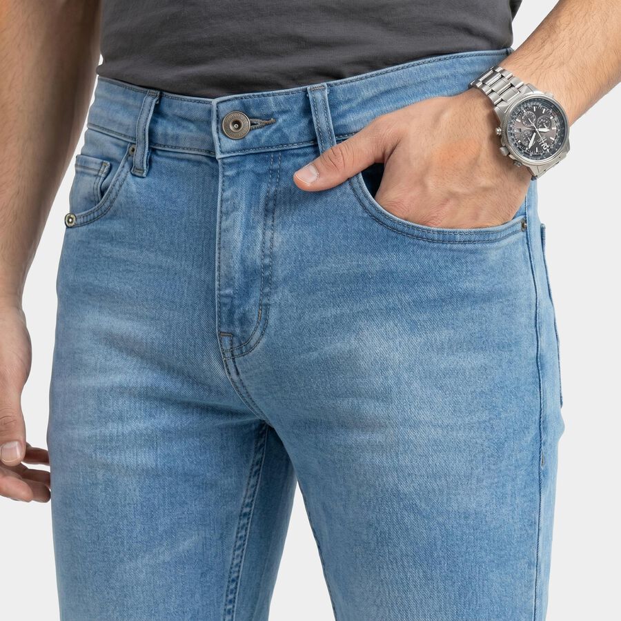 Men's Slim Fit Jeans, Light Blue, large