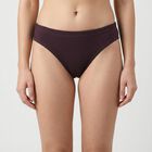 Women's Purple Regular Fit Solid Panty, बैंगनी, small