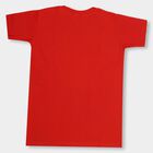Boys' Half Sleeves T-Shirt, Red, small