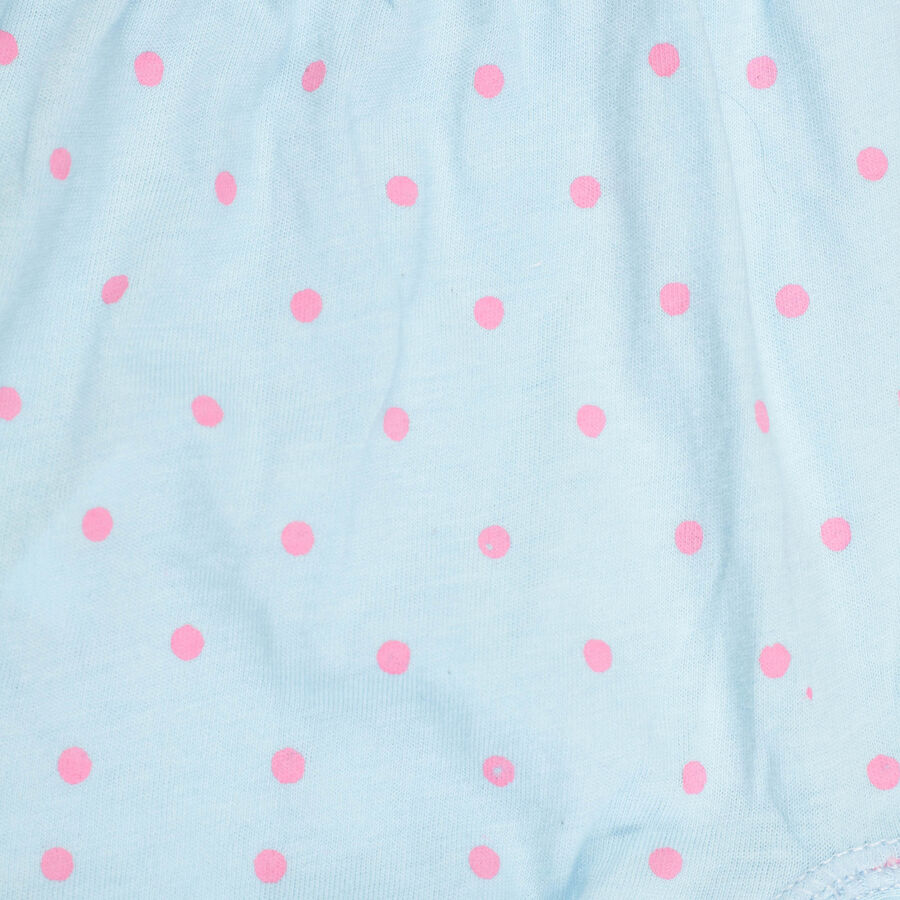 Girls Cotton Bloomer, Light Blue, large image number null