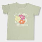Girls' T-Shirt, हल्का हरा, small image number null