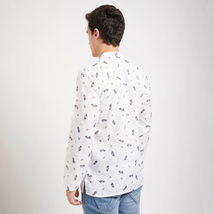 Printed Kurta, White, large image number null