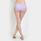 Printed Bikini Panty, Purple, small image number null