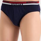 Men's Cotton Brief, Navy Blue, small image number null