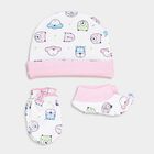Infants Cotton Printed Baby Gift Set, White, small image number null
