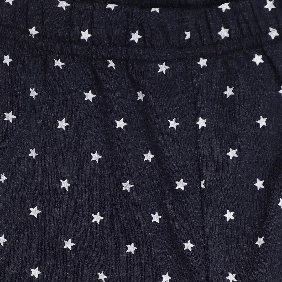 Girls' Regular Pyjama, नेवी ब्लू, large image number null