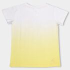 Boys' Bright Yellow Cotton Round Neck Graphic Printed T-Shirt, पीला, small image number null