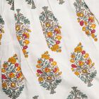Girls' Bright Multicolor Printed Notch Neckline Kurta and Palazzo Fusion Set, Off White, small image number null