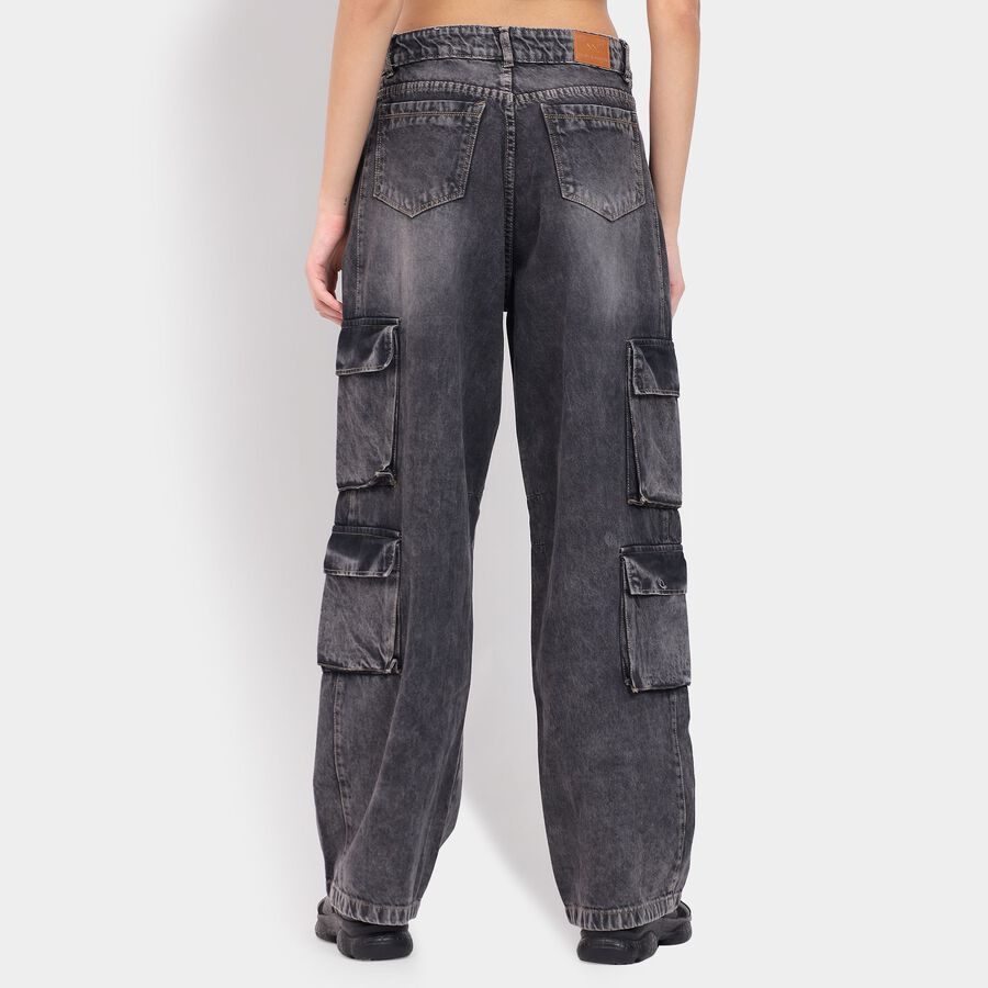 Ladies' 100% Cotton Jeans , Light Grey, large image number null