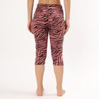 Unisex Bright Multicolor Slim Fit Flared Capri, गुलाबी, small image number null