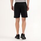 Men's Black Regular Fit Sports Shorts, Black, small