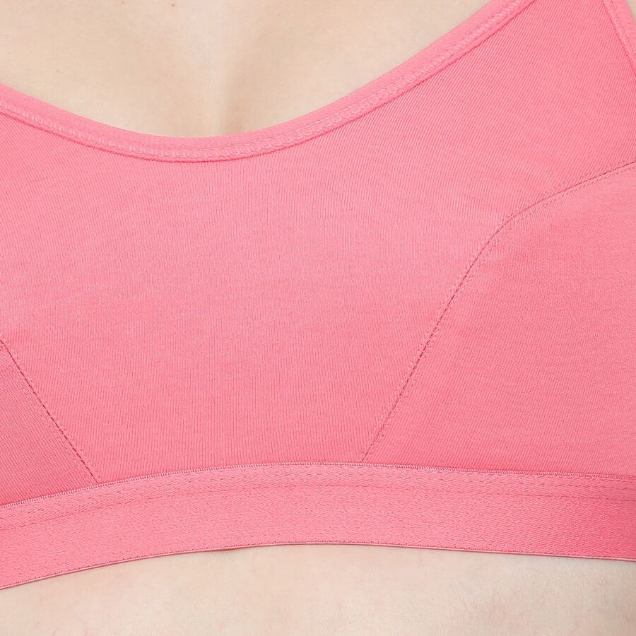 Ladies' Non-Padded Bra, Coral, large image number null