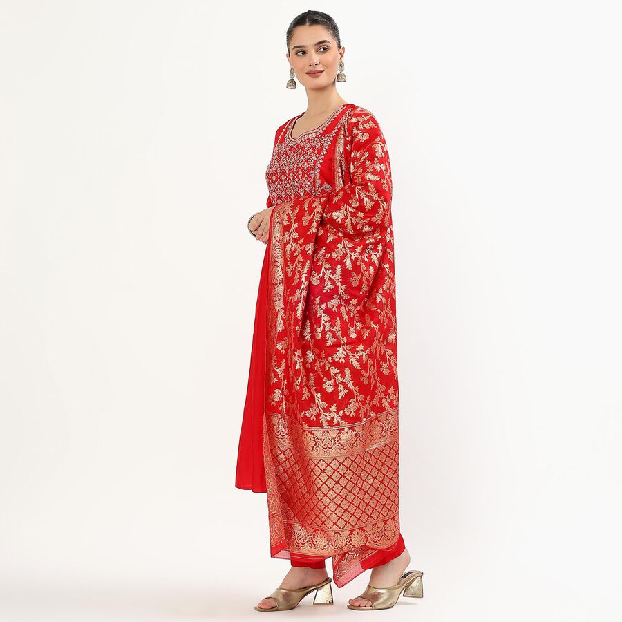 Ladies' Ethnic Set, Red, large