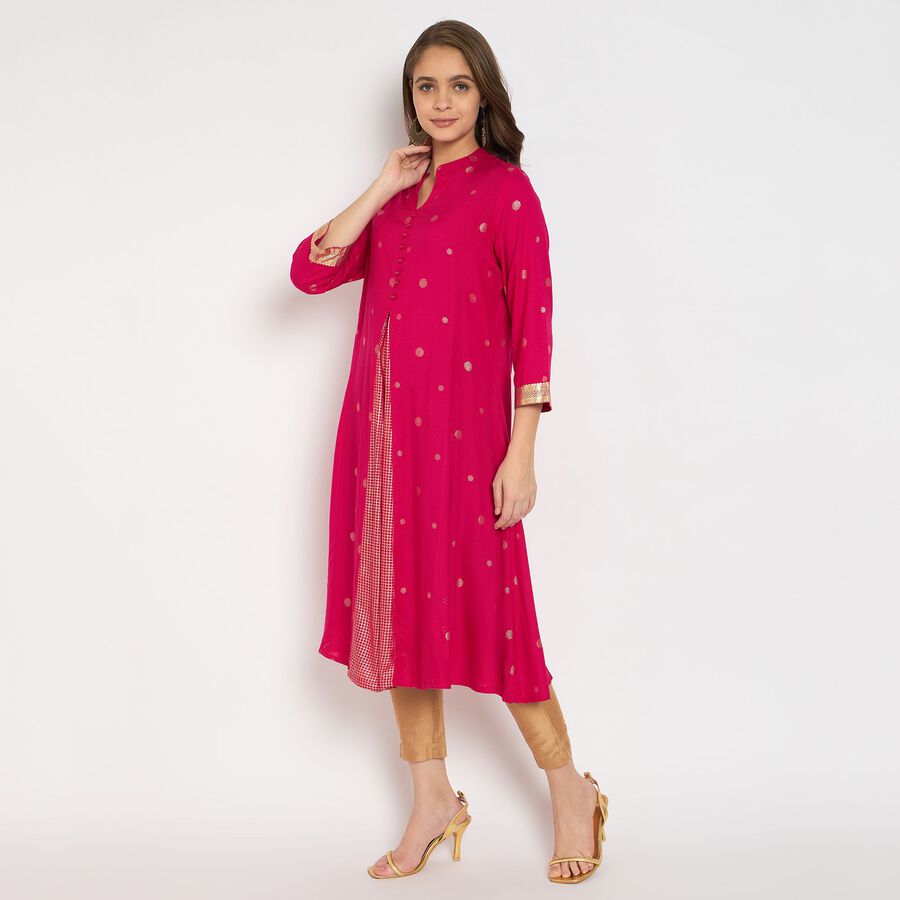 Ladies' Kurta, Fuchsia, large image number null