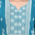 Ladies' Kurta, Mid Blue, small image number null