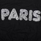 Girls Black Cotton Round Neck Casual T-Shirt, काला, small