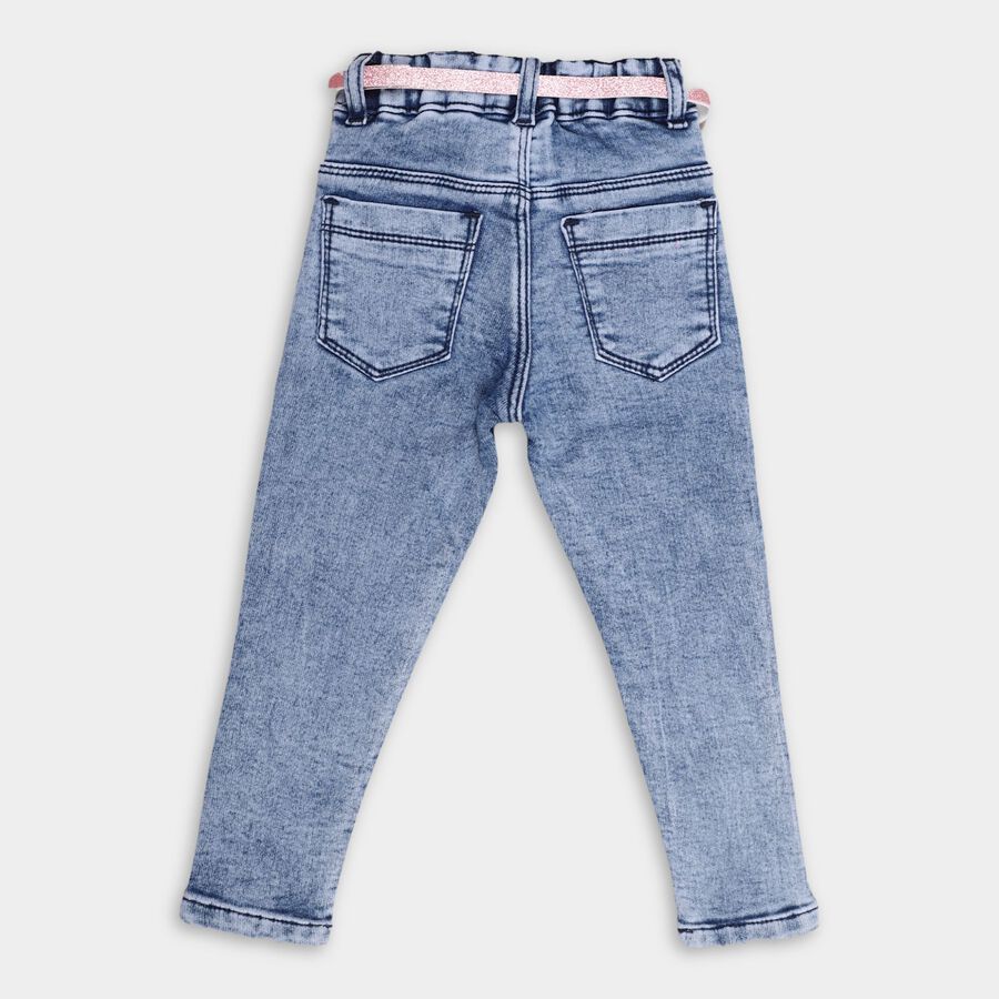 Girl's Jeans , Mid Blue, large image number null