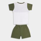 Infant Boys' 100% Cotton Baba Suit , ओलिव, small