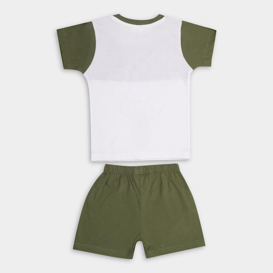 Infant Boys' 100% Cotton Baba Suit , ओलिव, large