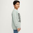 Boys' Sweatshirt, हल्का हरा, small image number null