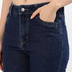 Women's Classic Fit Jeans, गहरा नीला, small image number null