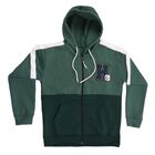 Boys Dark Green and Green Hoodie Neck Casual Sweatshirt, गहरा हरा, small image number null