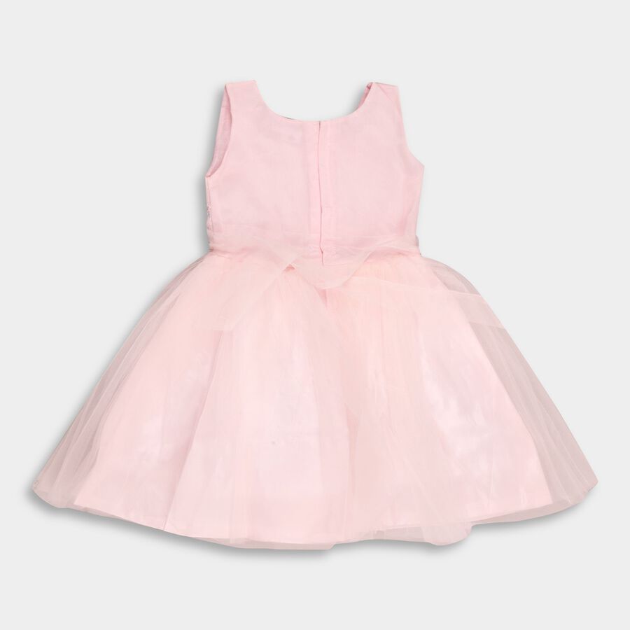 Girls' Frock, Light Pink, large image number null