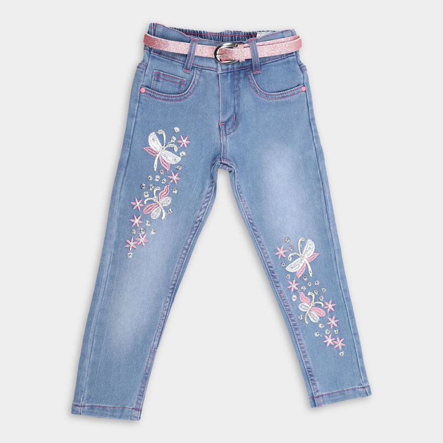 Girl's Jeans , Light Blue, large image number null