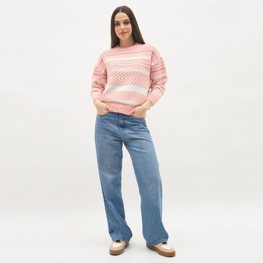 Ladies' Cardigan, गुलाबी, large image number null